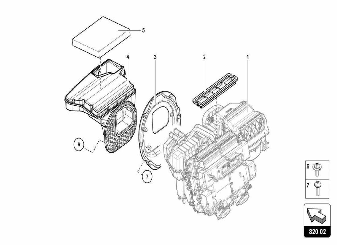 lamborghini centenario spider heater air conditioning parts diagram