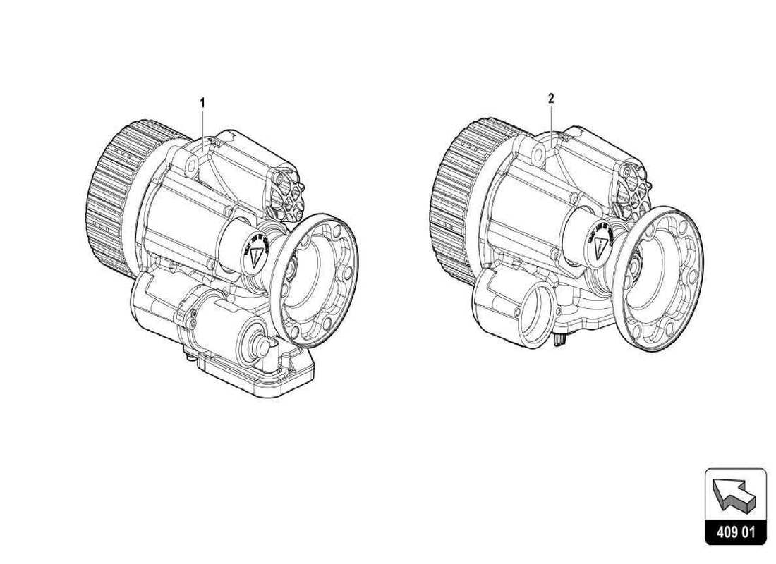 lamborghini centenario spider front axle differential parts diagram