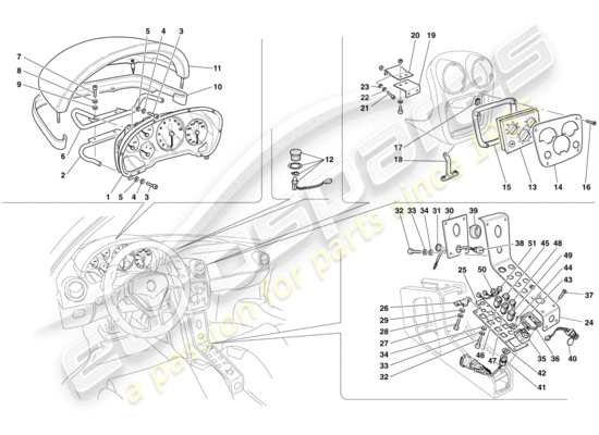 a part diagram from the maserati mc12 parts catalogue