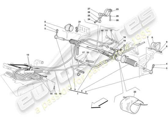 a part diagram from the maserati mc12 parts catalogue