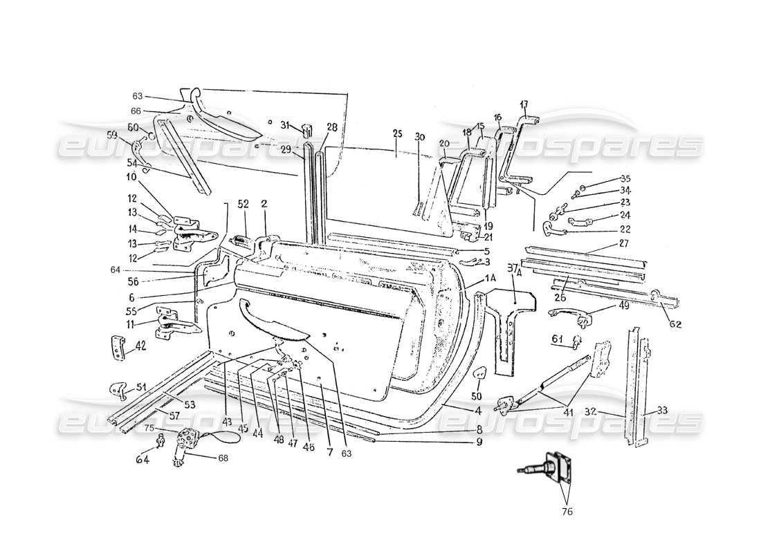 a part diagram from the ferrari 275 parts catalogue