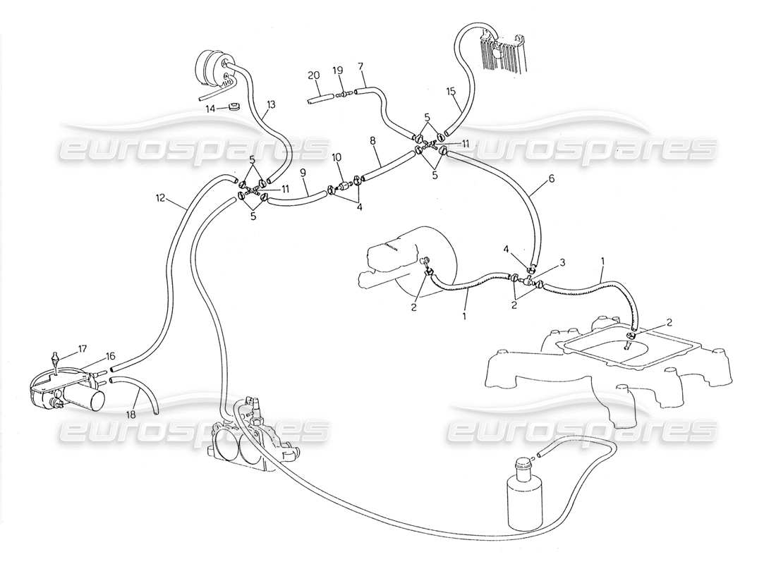 a part diagram from the maserati 228 parts catalogue