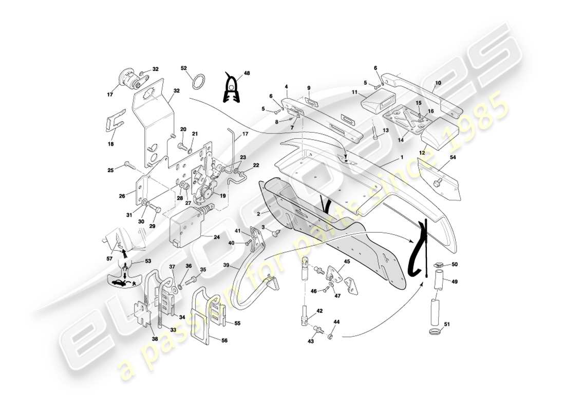 part diagram containing part number 697485