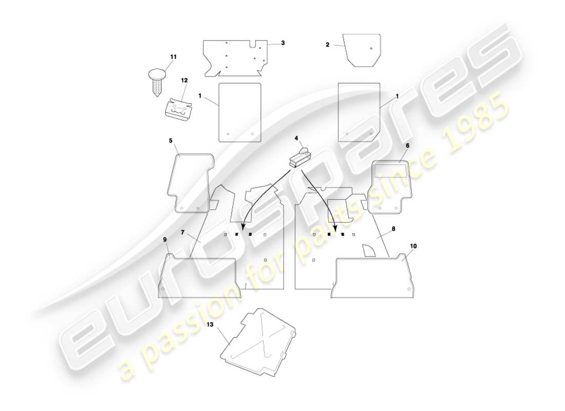 part diagram containing part number 696504