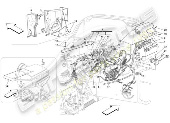 a part diagram from the maserati mc12 parts catalogue