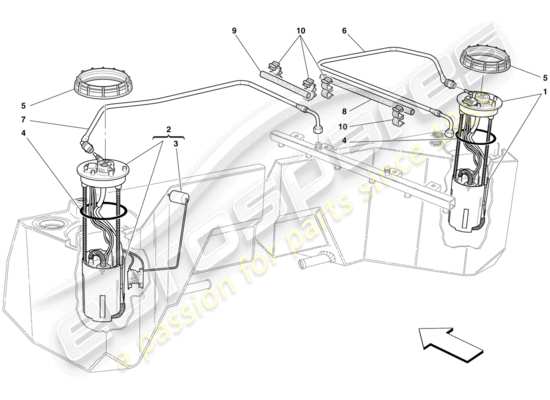 a part diagram from the maserati mc12 parts catalogue