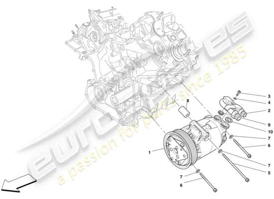 a part diagram from the ferrari 430 parts catalogue