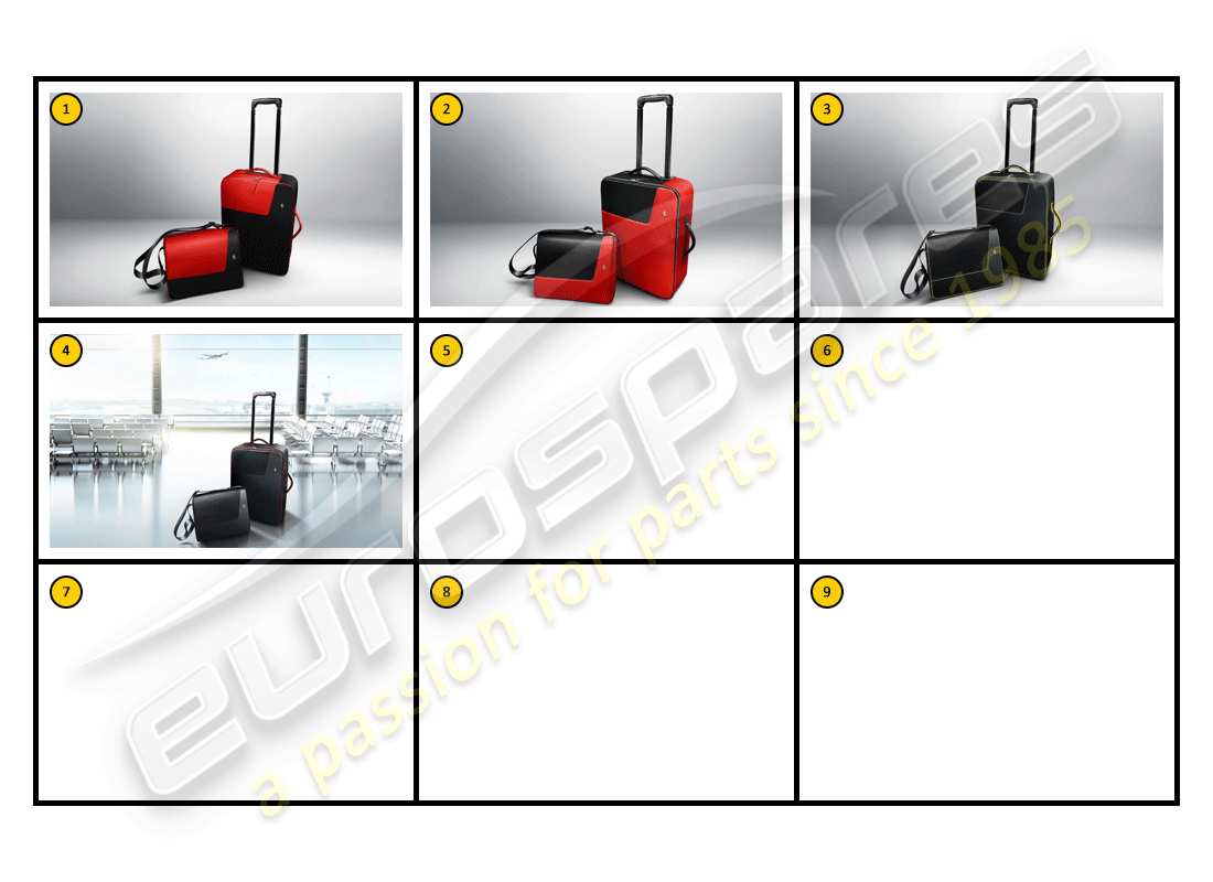 a part diagram from the Ferrari California (Accessories) parts catalogue