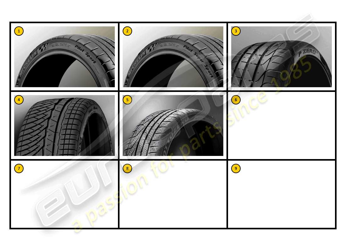 a part diagram from the ferrari california (accessories) parts catalogue