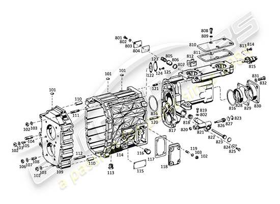 a part diagram from the maserati kyalami parts catalogue