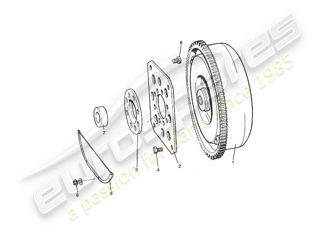 aston martin v8 virage (2000) torque converter, to approx vin 60042 parts diagram