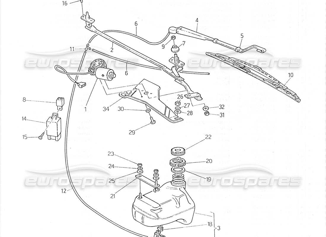 a part diagram from the Maserati 228 parts catalogue
