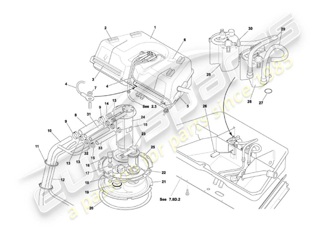 part diagram containing part number 34-85141