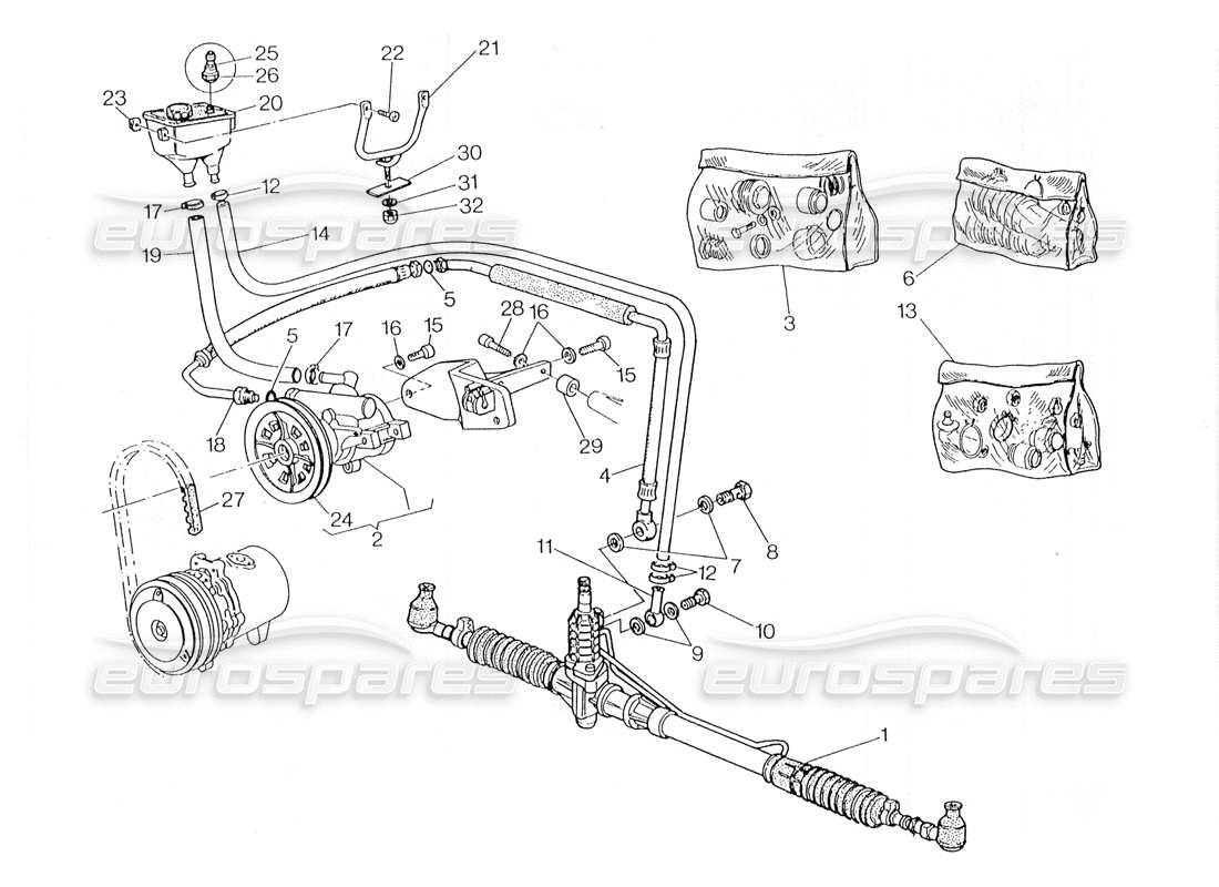 a part diagram from the maserati 228 parts catalogue