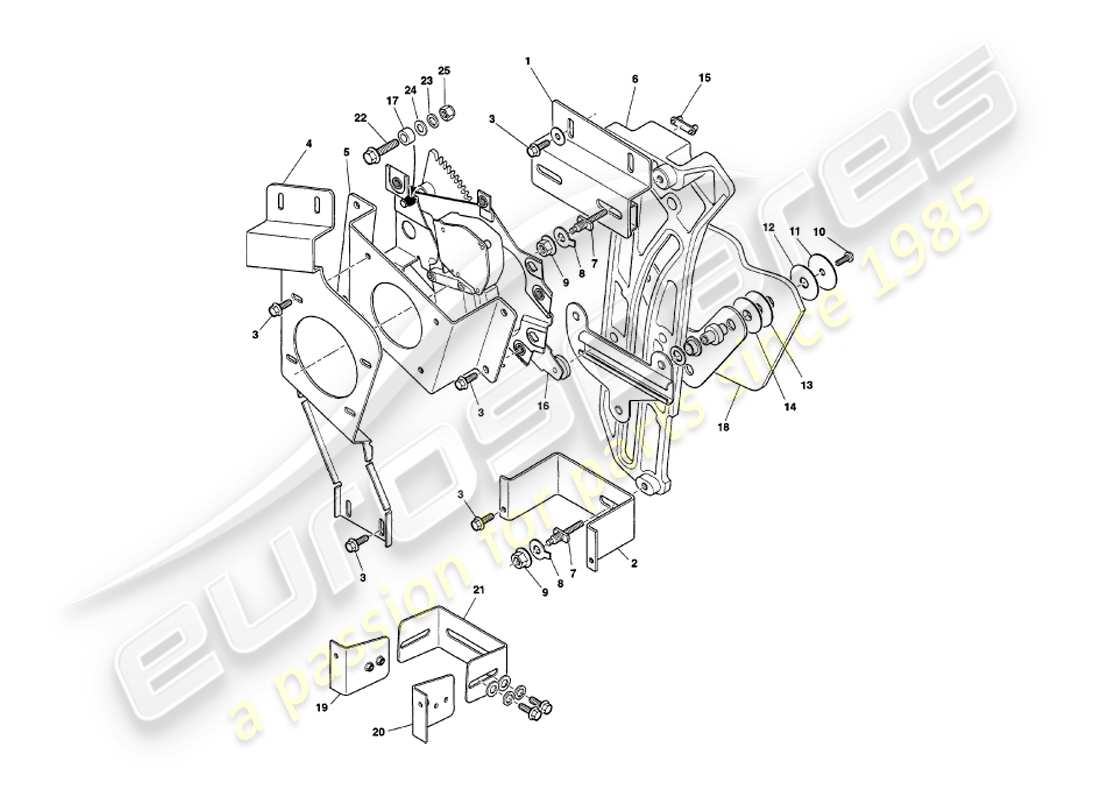 aston martin v8 volante (1997) dropping rear quarterlight parts diagram