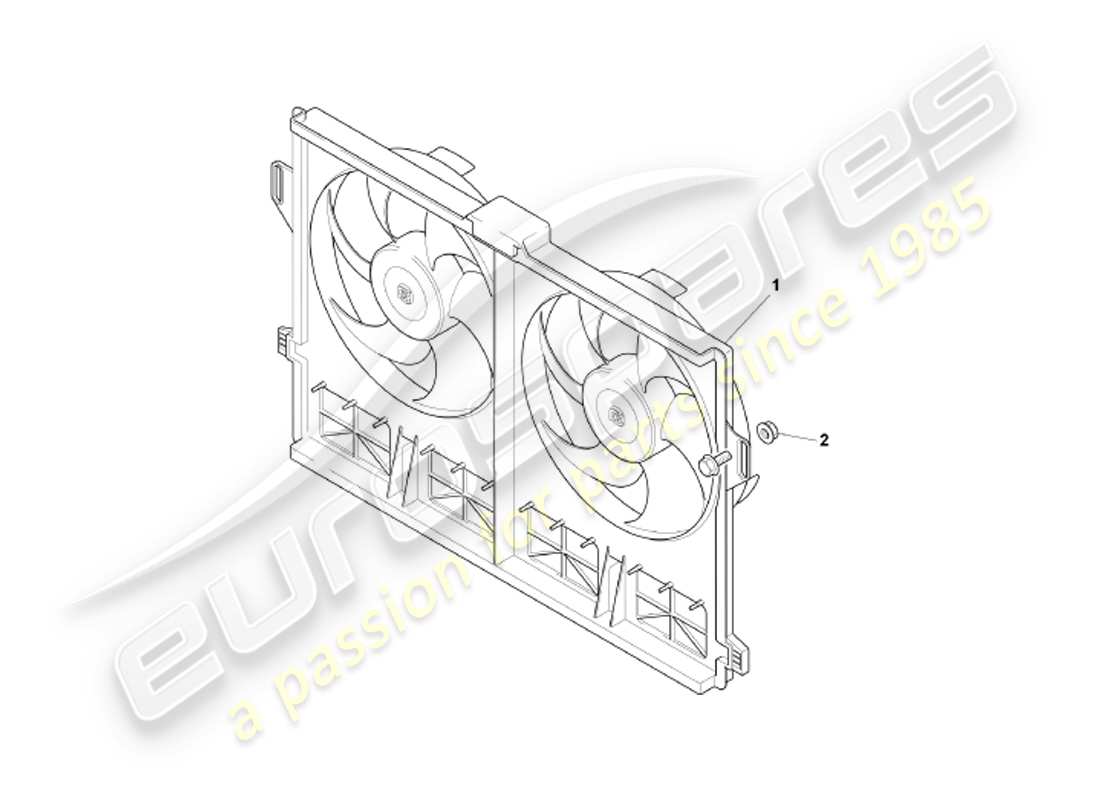 a part diagram from the aston martin db7 parts catalogue