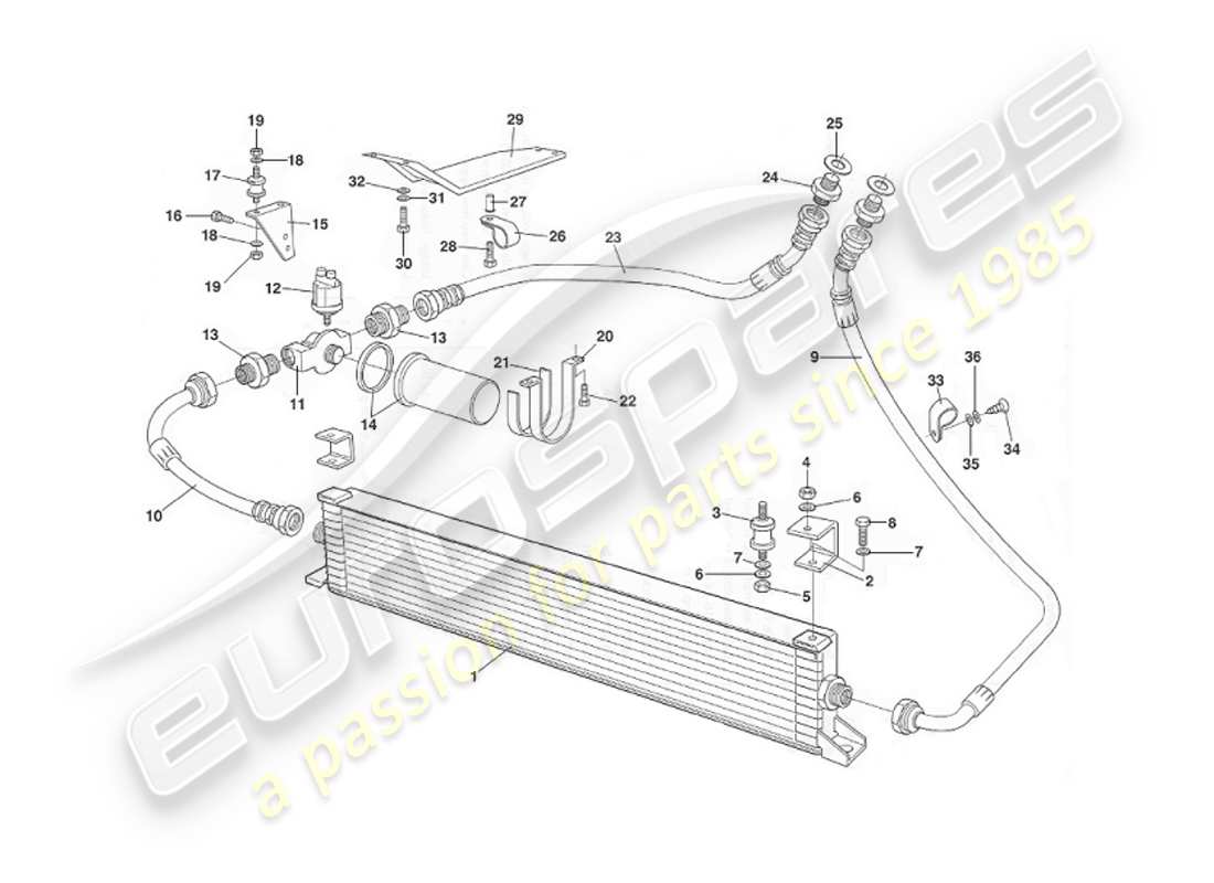 VIEW PARTS DIAGRAMS FROM THE ASTON MARTIN V8 VIRAGE PARTS CATALOGUE a part diagram from the aston martin v8 virage parts catalogue