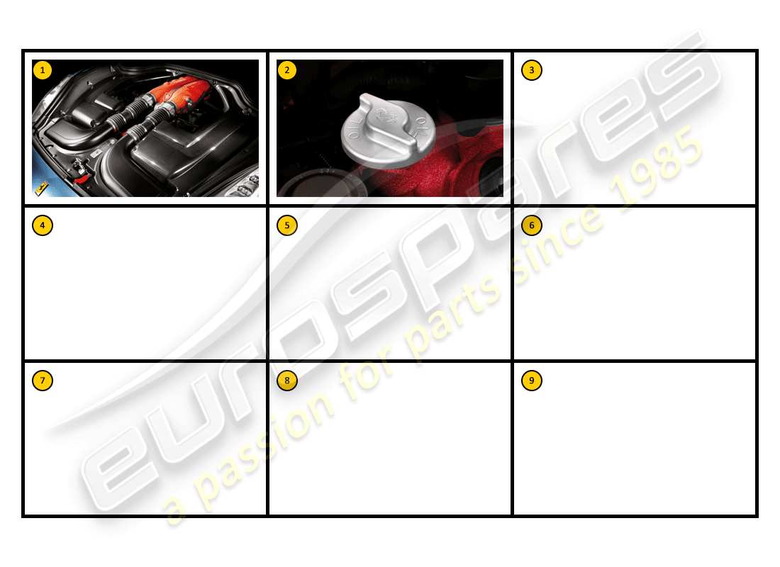 a part diagram from the ferrari california (accessories) parts catalogue