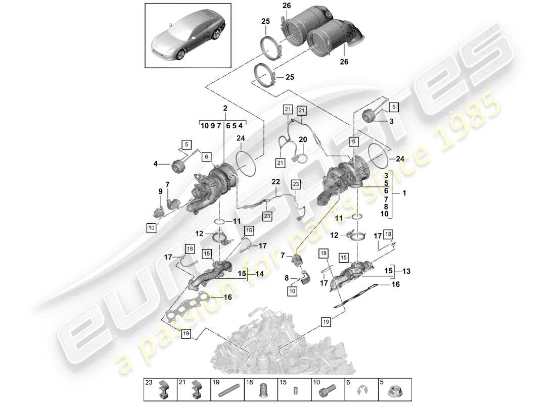 part diagram containing part number pab 145 704
