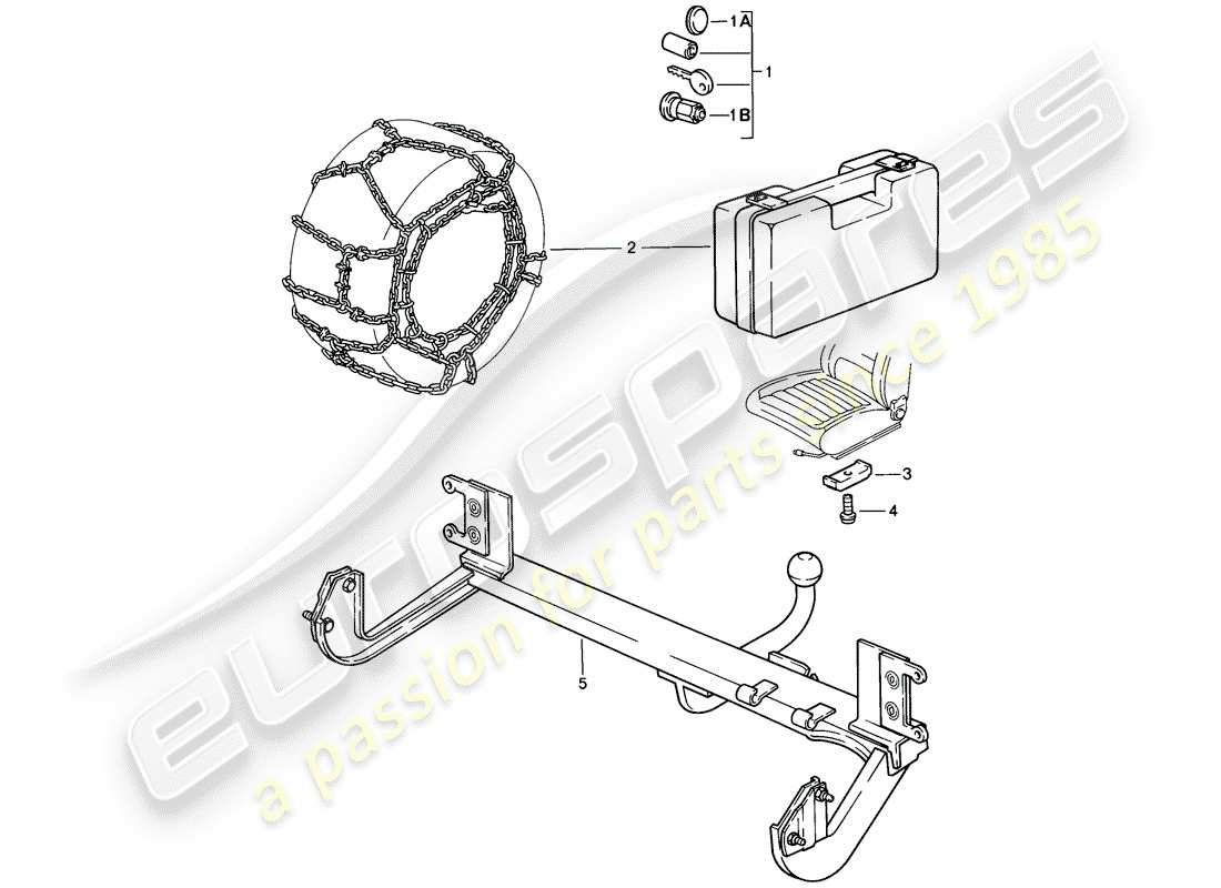 a part diagram from the porsche 1988 (924s) parts catalogue
