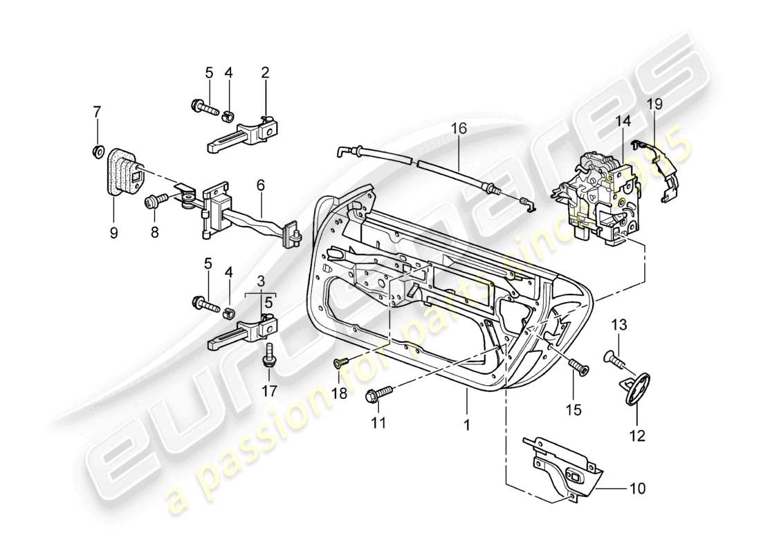 a part diagram from the porsche 1998 (986 boxster) parts catalogue
