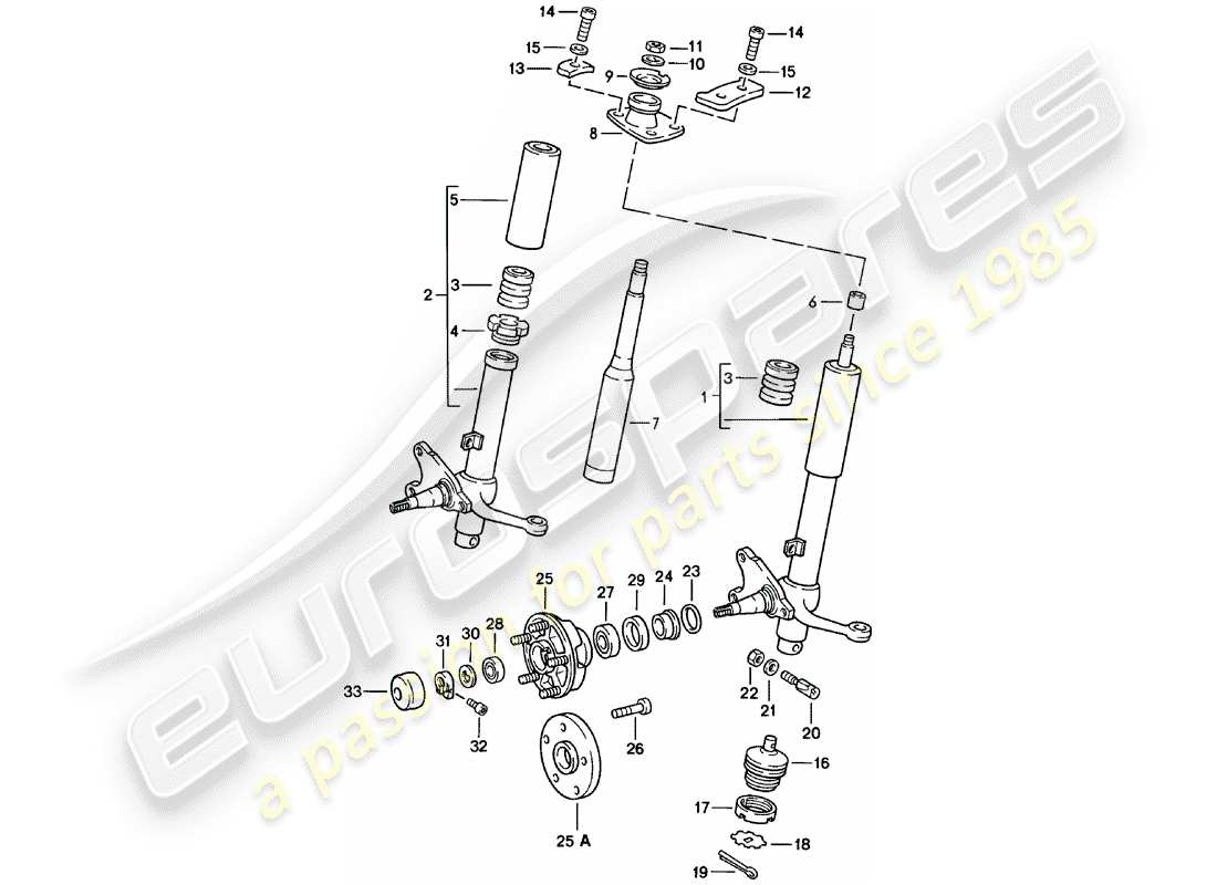 a part diagram from the porsche 1979 (911) parts catalogue