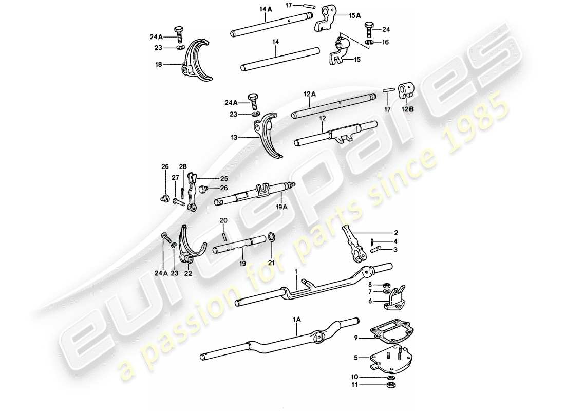 a part diagram from the porsche 1979 (911) parts catalogue