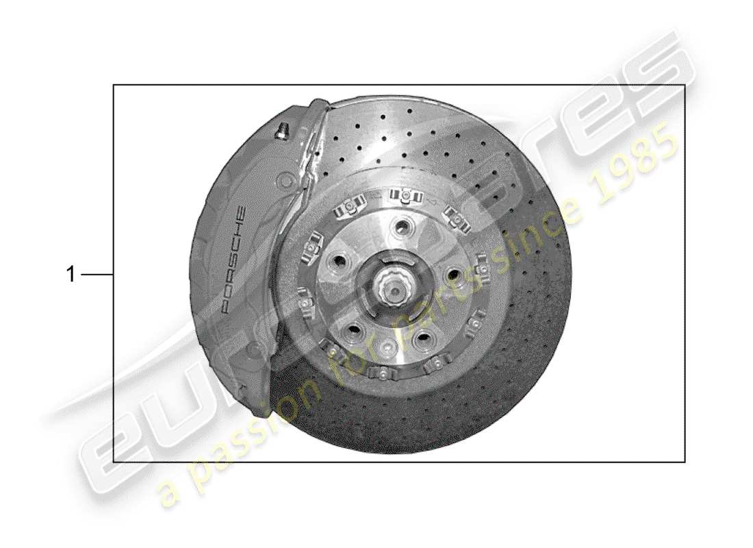 a part diagram from the porsche 2008 (tequipment cayenne) parts catalogue