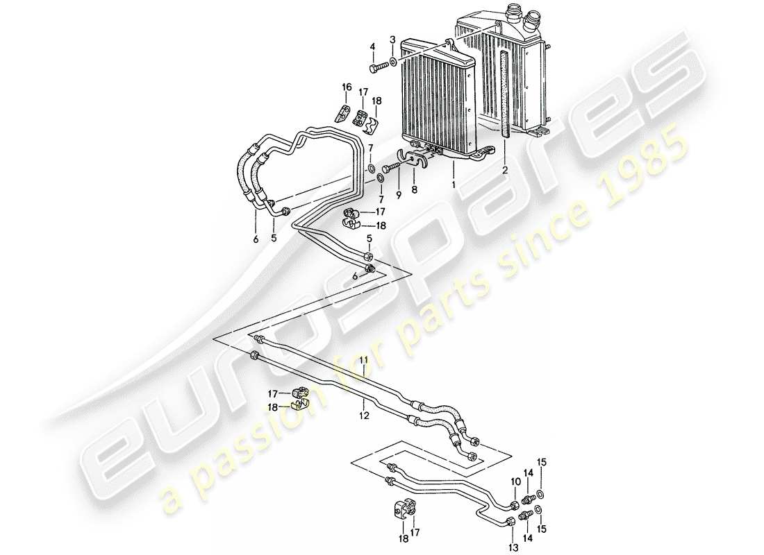 VIEW PARTS DIAGRAMS FROM THE PORSCHE 993 PARTS CATALOGUE a part diagram from the porsche 993 parts catalogue