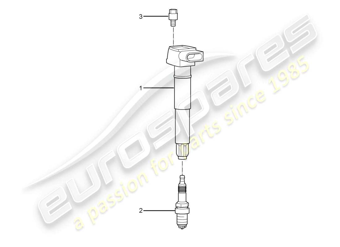 a part diagram from the porsche 2012 (987 cayman) parts catalogue