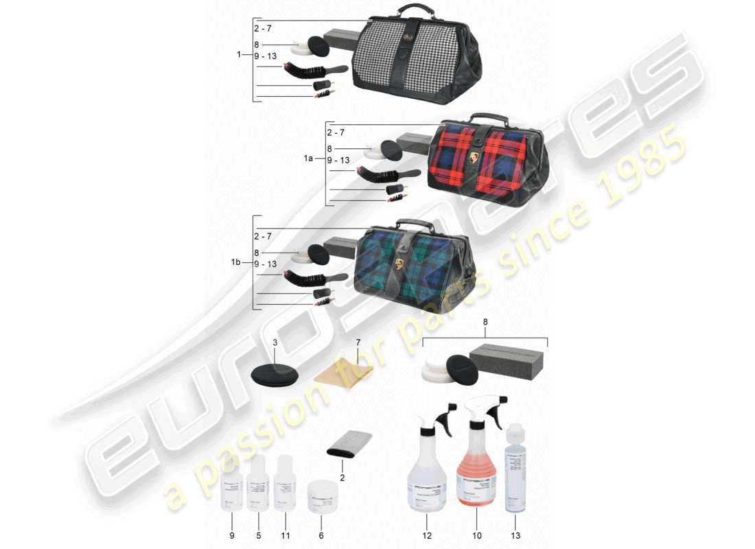 a part diagram from the porsche boxster parts catalogue