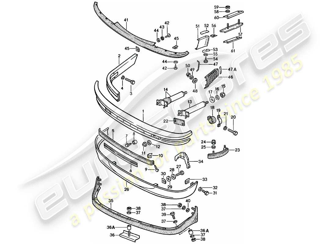 a part diagram from the porsche 1980 (911) parts catalogue