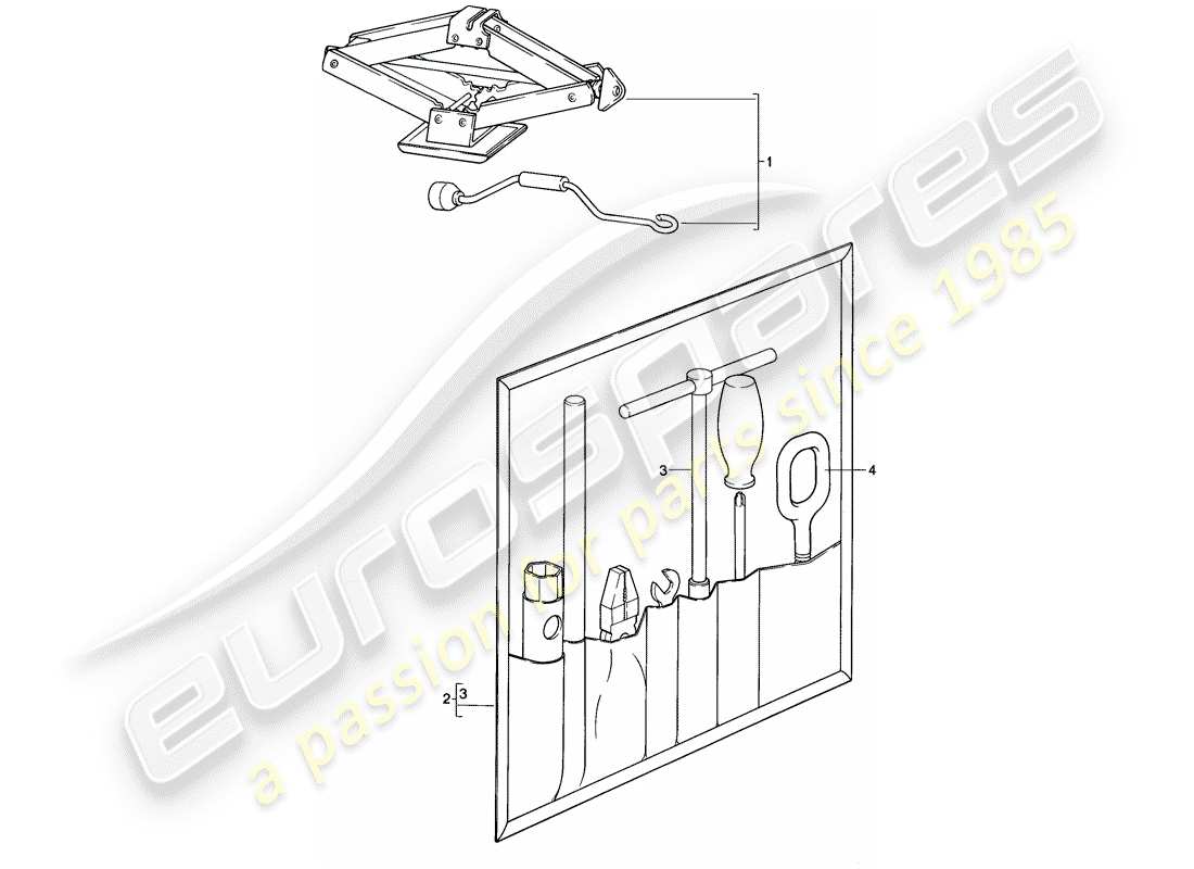 a part diagram from the porsche 1982 (944) parts catalogue