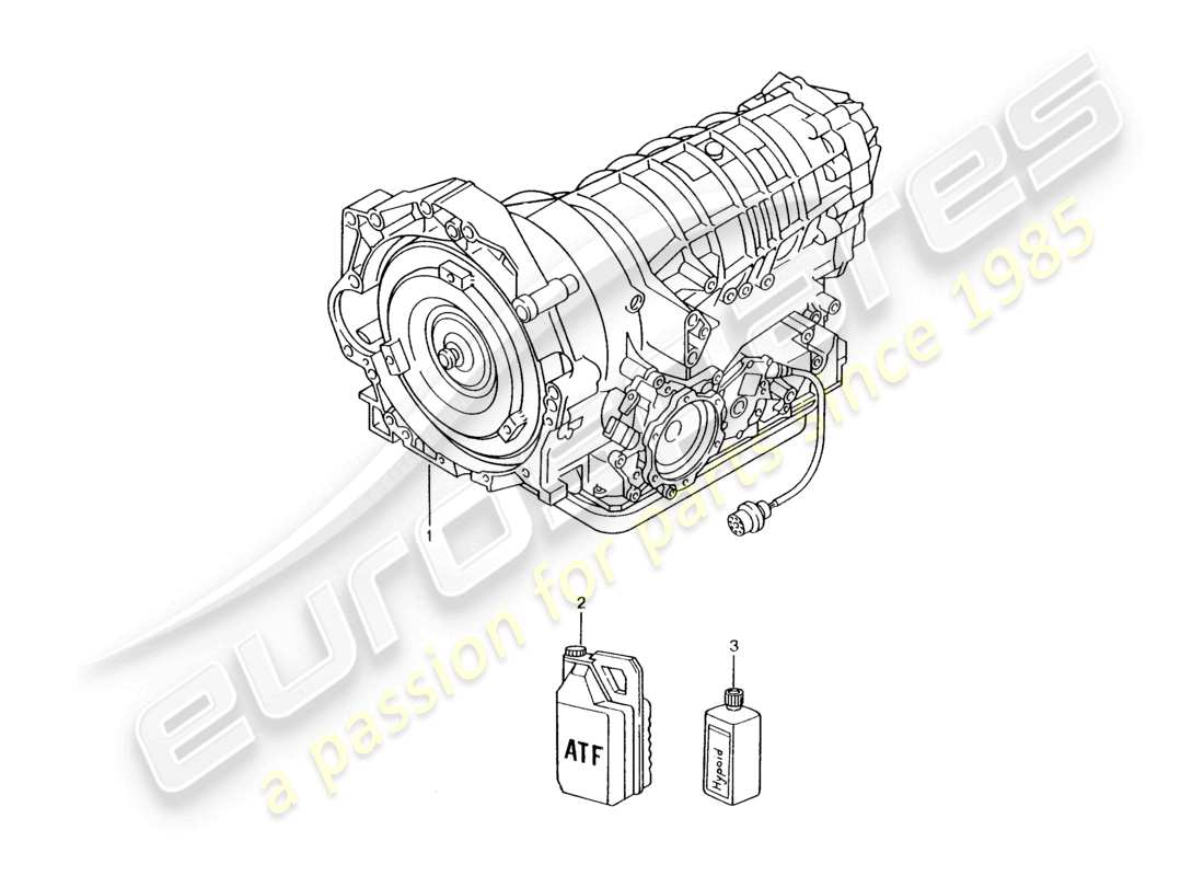 a part diagram from the porsche 1997 (986 boxster) parts catalogue