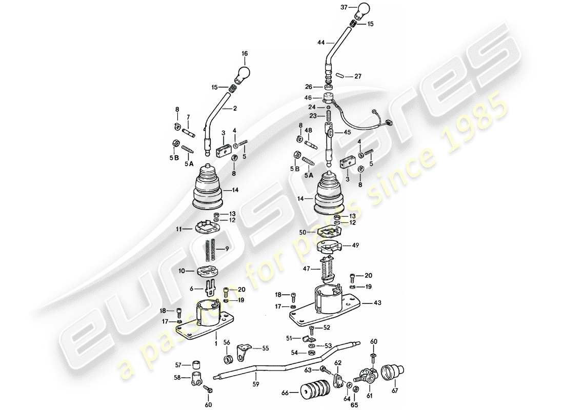 a part diagram from the porsche 1979 (911) parts catalogue