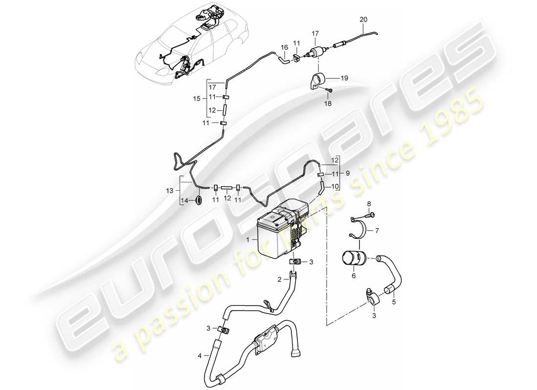 porsche 2006 (cayenne e1 9pa) auxiliary heater f >>9p-6la01 562 f >>9p-6la41 356 f >>9p-6la80 630 part diagram