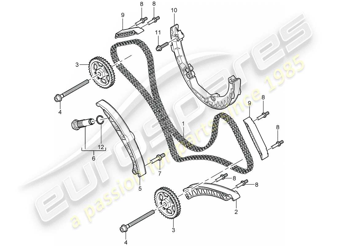 porsche 2006 (cayenne e1 9pa) engine control part diagram