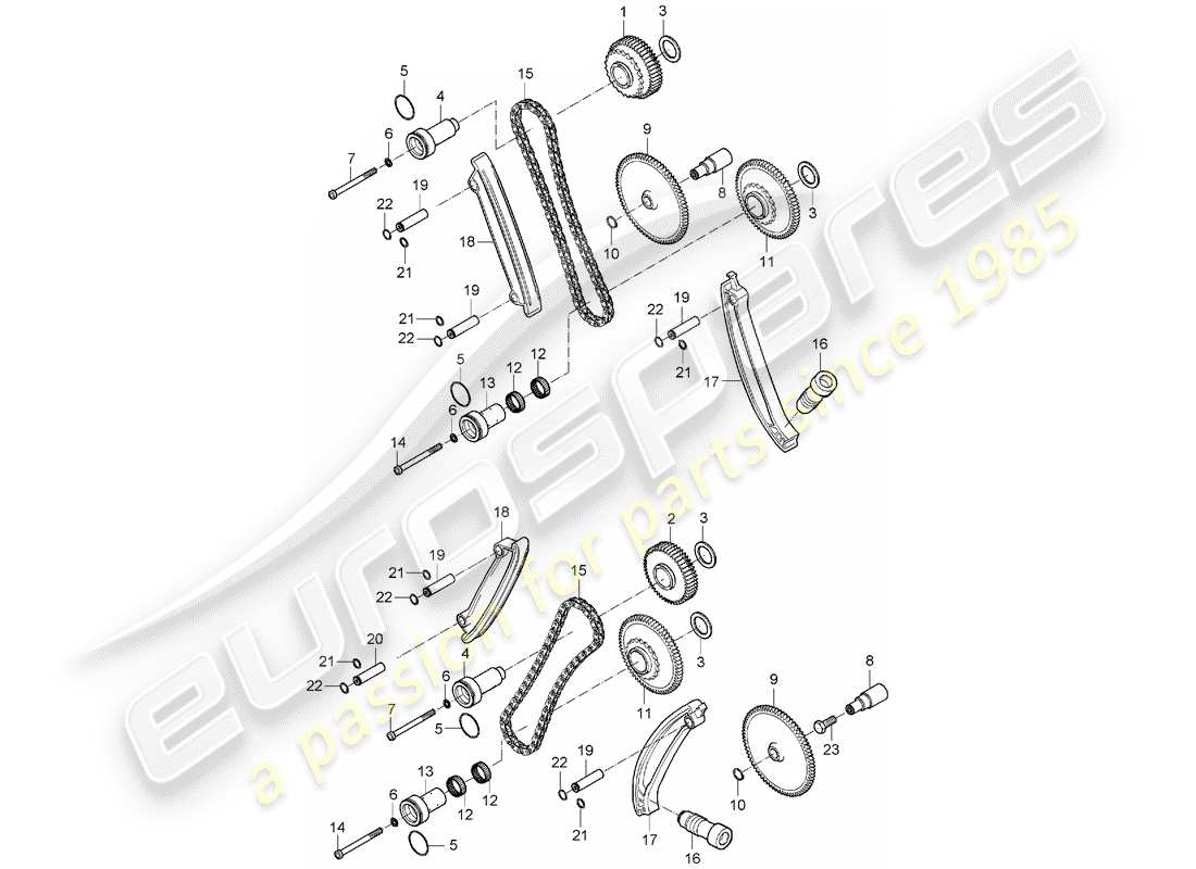 porsche 2006 (carrera gt) valve control part diagram