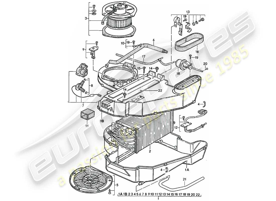 porsche 1980 (924) air conditioner - f 92-cn402 198>> - f 93-cn100 306>> parts diagram