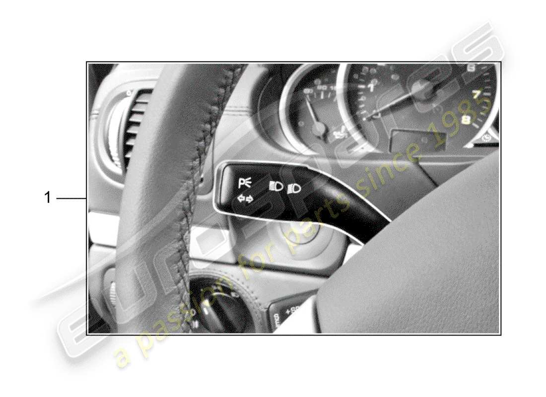 a part diagram from the porsche 2007 (tequipment cayenne) parts catalogue