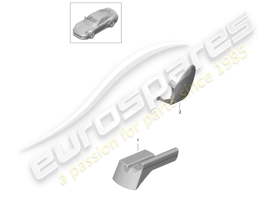 VIEW PARTS DIAGRAMS FROM THE PORSCHE 991 PARTS CATALOGUE a part diagram from the porsche 991 parts catalogue