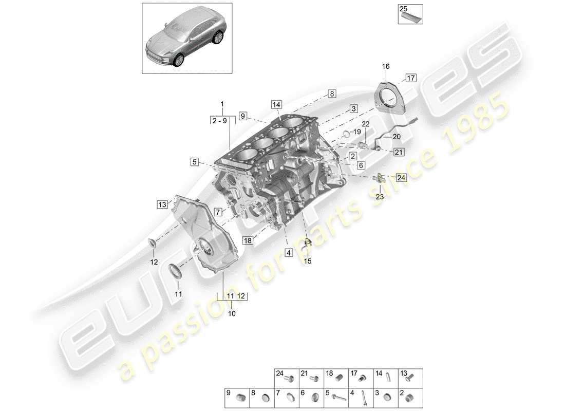 part diagram containing part number n 10617101