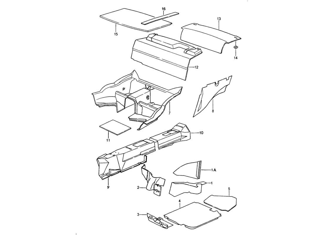 a part diagram from the porsche 964 parts catalogue