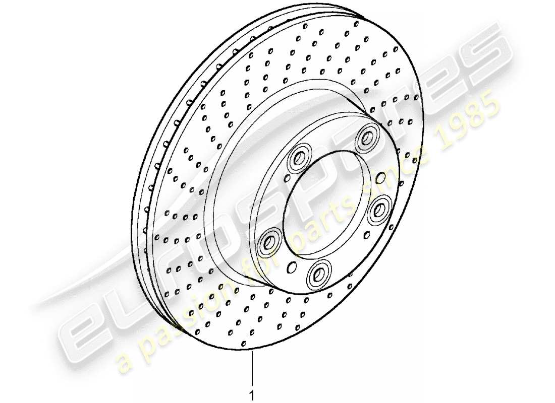 a part diagram from the porsche 1995 (refurbished and exchange catalogue) parts catalogue