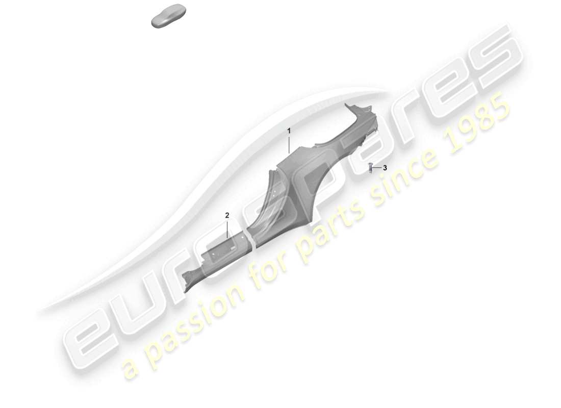 a part diagram from the Porsche 2019 (992-1) parts catalogue