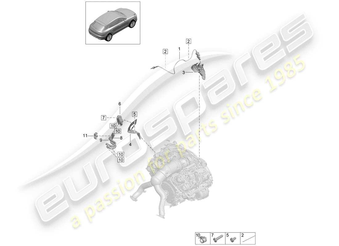part diagram containing part number pac131850l