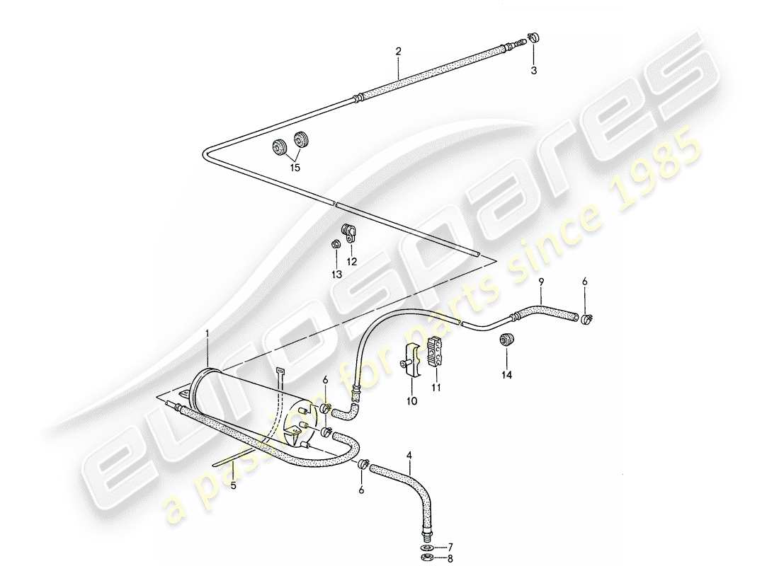 a part diagram from the porsche 1987 (959) parts catalogue