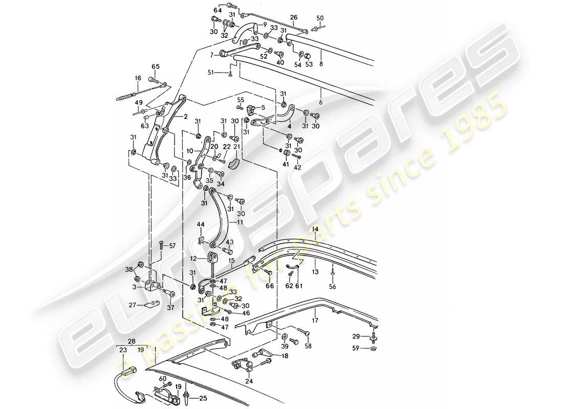 a part diagram from the porsche 1990 (944) parts catalogue