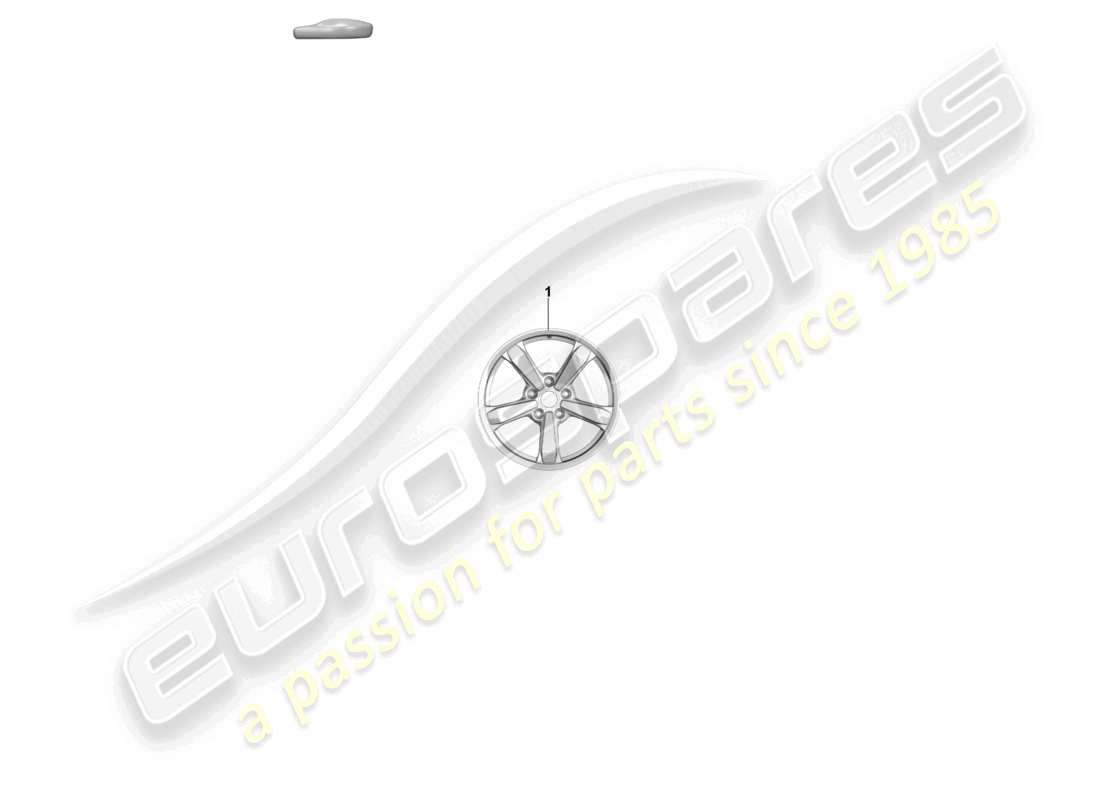 a part diagram from the porsche 992 parts catalogue