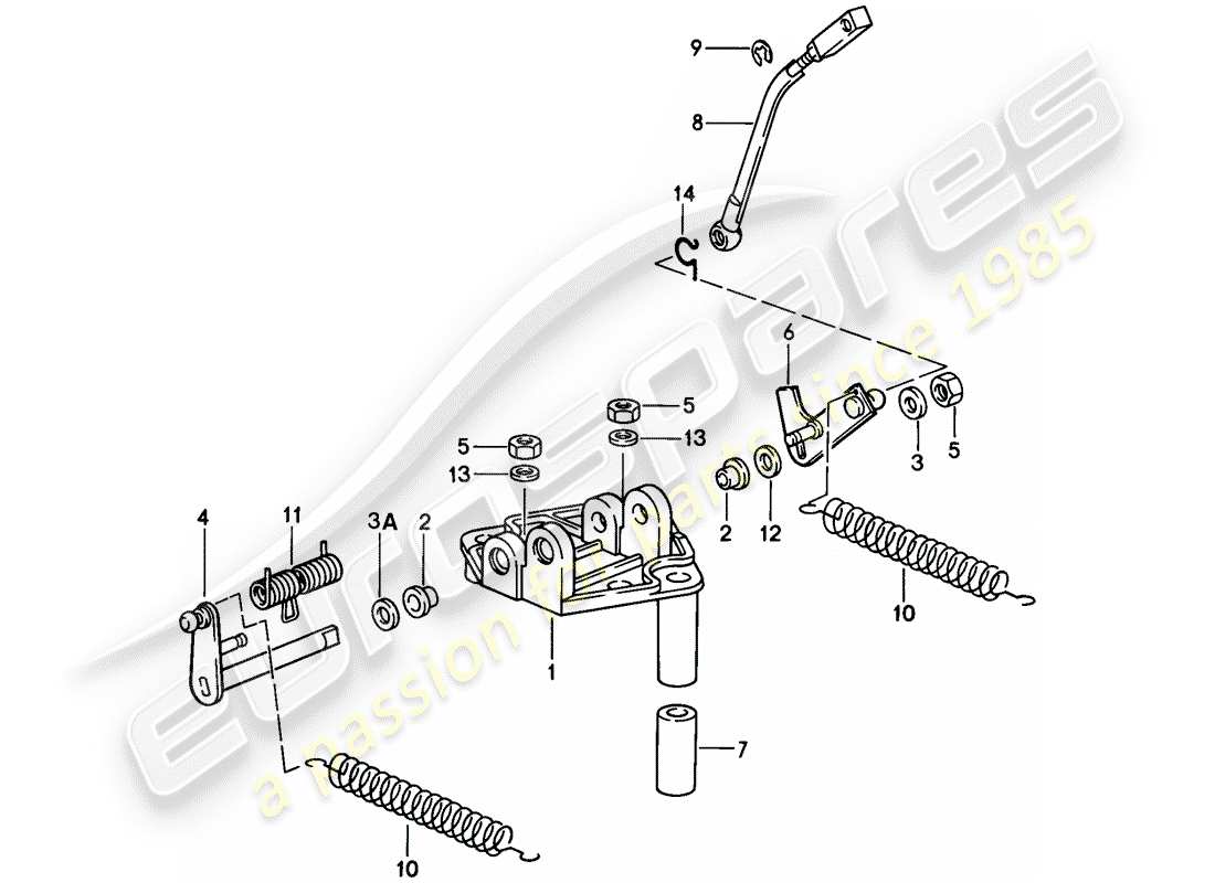 a part diagram from the porsche 1989 (911) parts catalogue